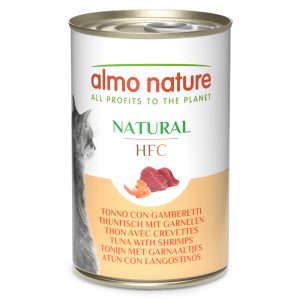 6x140g tonnikala & katkarapu Almo Nature Classic Kissanruoka