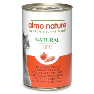 Almo Nature HFC -säästöpakkaus: 24 x 140 g - kana & kurpitsa
