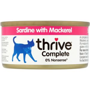 6x75g sardiini & makrilli Thrive Kissanruoka