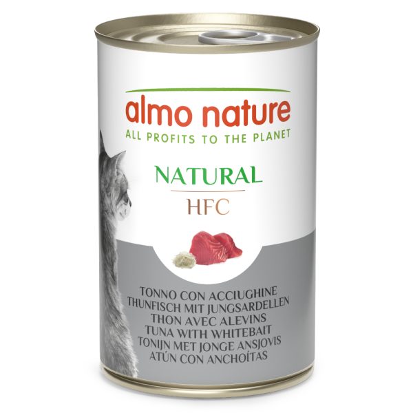 6x140g tonnikala & sardellinpoikaset Almo Nature HFC kissanruoka
