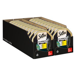 22x85g Classics in Pate, vasikka & kana Sheba Kissanruoka