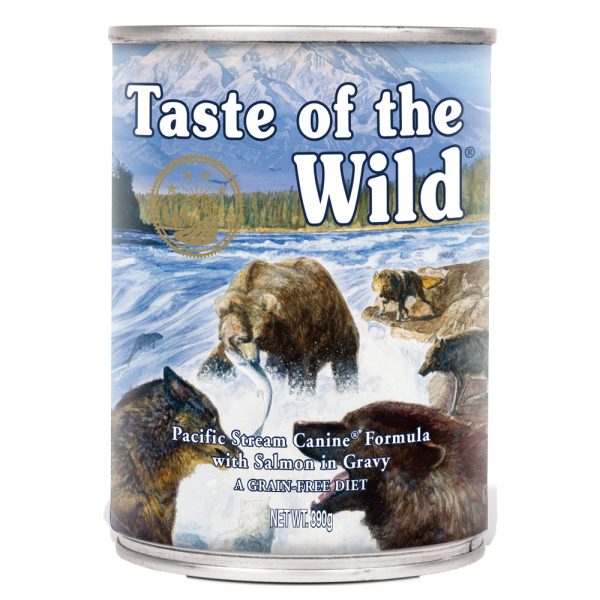 1 x 390g Taste of the Wild Pacific Stream koiranruoka