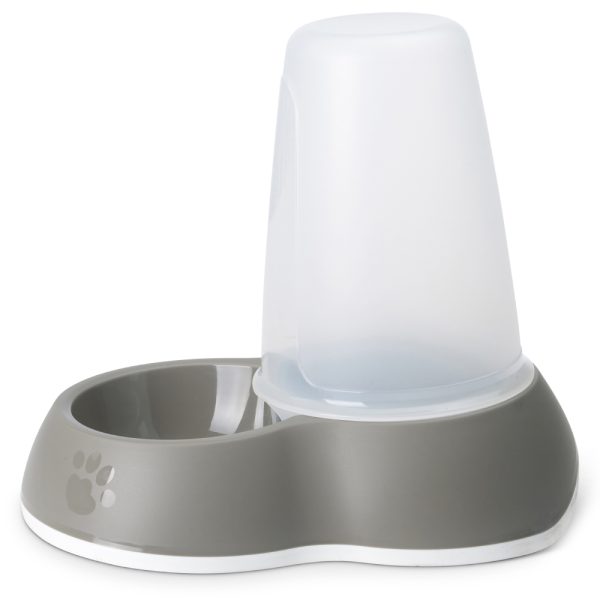 1,5l Loop ruokasäiliö, lämmin harmaa , P26xL17,5xK23cm Savic kissalle