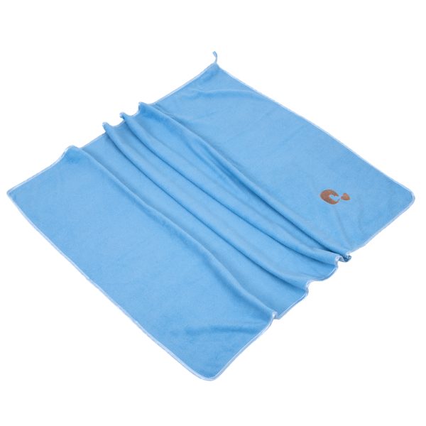 zoolove Turbo-Dry -mikrokuitupyyhe 100x70cm sininen