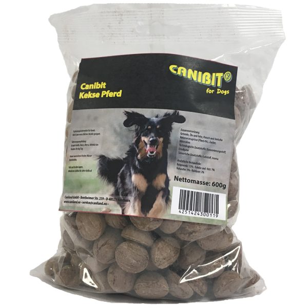 3x600g keksit hevonen Canibit koiralle
