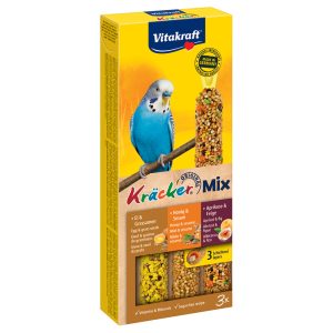 Kräcker Trio-Mix kananmuna, aprikoosi + hunaja Vitakraft linnuille