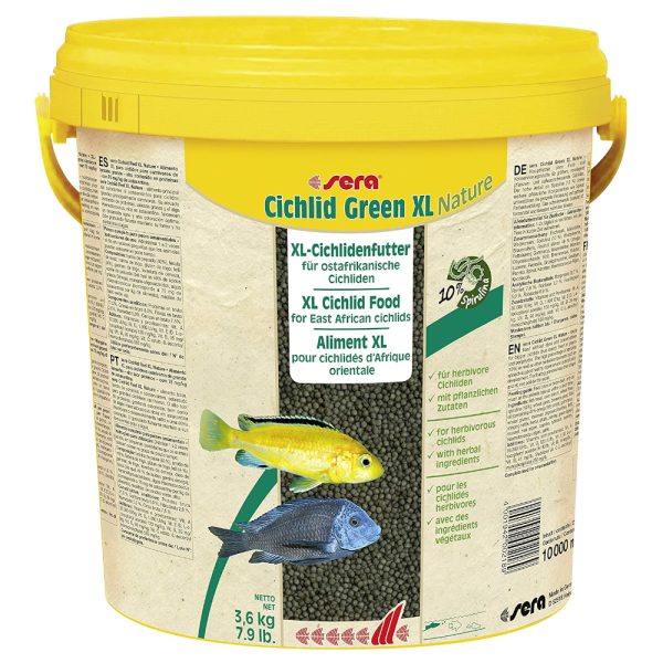 10l Cichlid Green XL Nature sera raeruoka kaloille