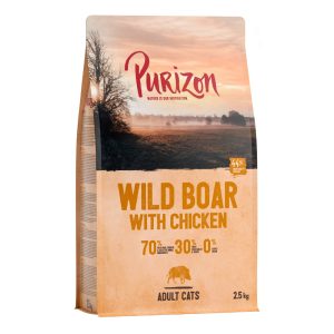 2,5kg Adult Wild Boar & Chicken Purizon Cat Kissanruoka