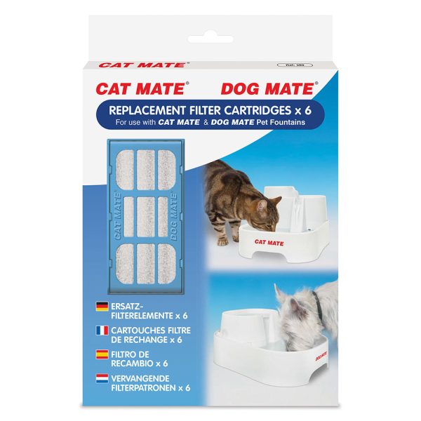 Vaihtosuodattimet Closer Pets -vesiautomaattiin 6kpl