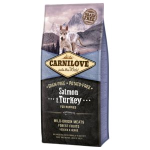 12kg Carnilove Puppy Salmon and Turkey koiranruoka