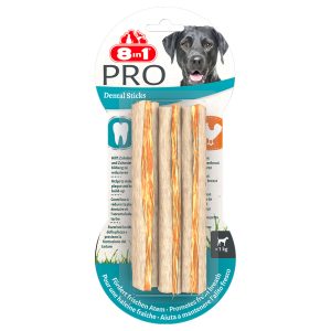 75g Delights Pro Dental Twisted Sticks (3 kpl) 8in1 koiralle
