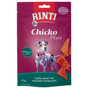 3x80g Chicko Plus valkosipulikolmiot RINTI koiralle