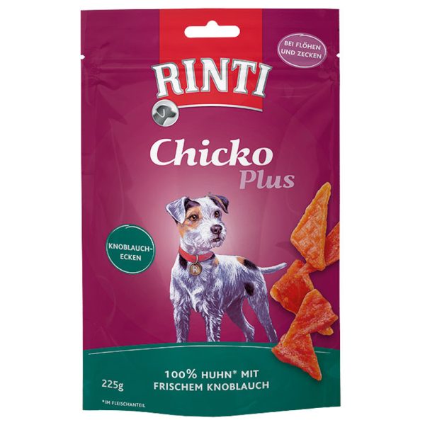 3x80g Chicko Plus valkosipulikolmiot RINTI koiralle