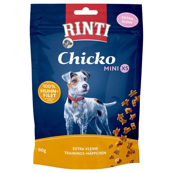 2x80g Chicko Mini XS kana RINTI koiralle