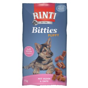 12x75g Extra Bitties Puppy kanaherkut (kana & ankka) RINTI koiralle