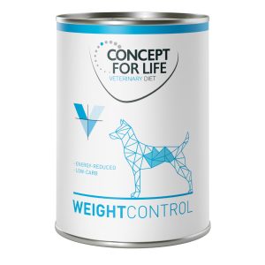 12 x 400 g Painonhallinta Concept for Life Veterinary Diet koiran märkäruokaa