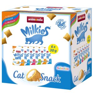 18x30g Lajitelma: Milkies maitoherkut, neljä makua Animonda kissalle
