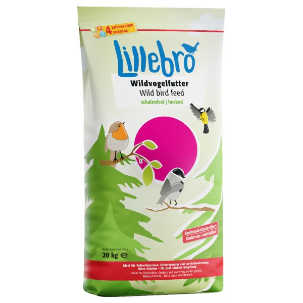 20kg linnunruoka, kuorittu Lillebro