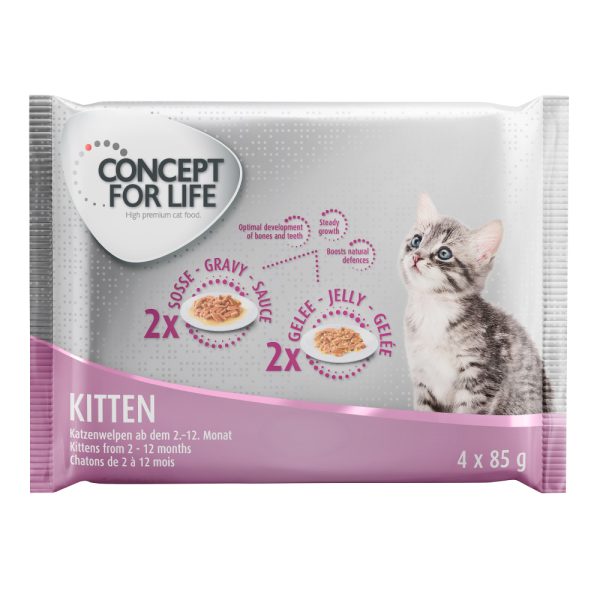 4x85g Kitten Concept for Life Kissanruoka