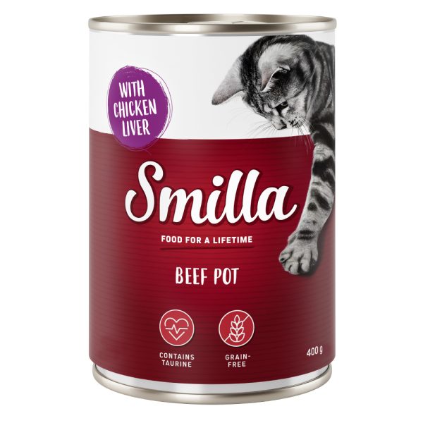 6x400g nauta kalkkunalla Smilla Kissanruoka