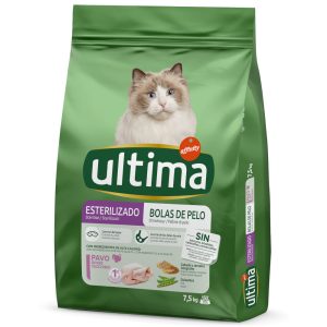 7,5kg Sterilized Hairball Ultima Kissanruoka