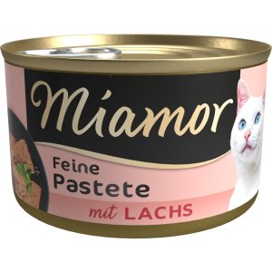 12x85g Paté lohi Miamor kissan märkäruoka