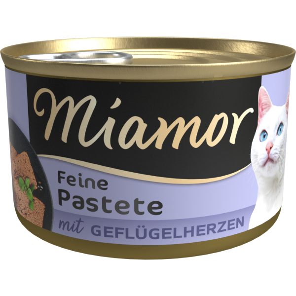 12x85g Paté siipikarjansydän Miamor kissan märkäruoka