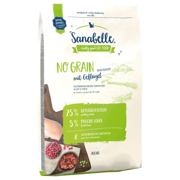 10kg No Grain Sanabelle Kissanruoka