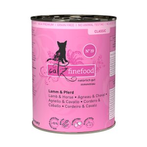 6x400g purkkiruoka lammas ja hevonen catz finefood Kissanruoka