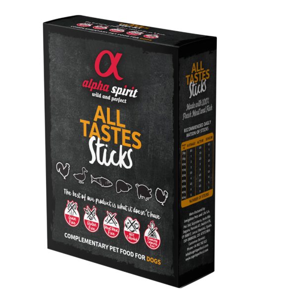 24 kpl alpha spirit Sticks Mixbox koiranherkku