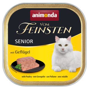 72x100g Senior siipikarja Animonda Vom Feinsten Kissanruoka