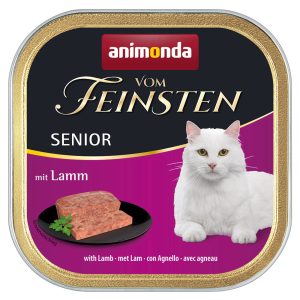 72x100g Senior lammas Animonda Vom Feinsten Kissanruoka