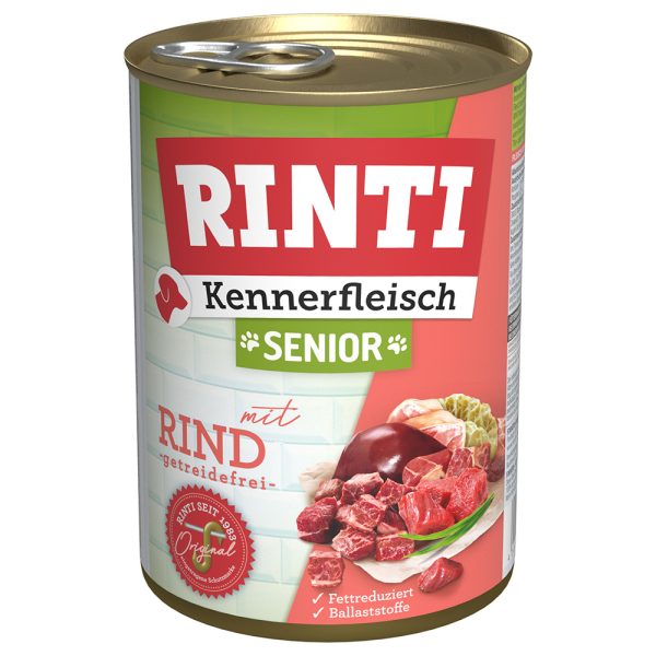 12x400g RINTI Senior nauta koiranruoka