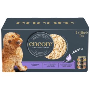 5x156g Tin Mix Finest Selection Encore koiranruoka