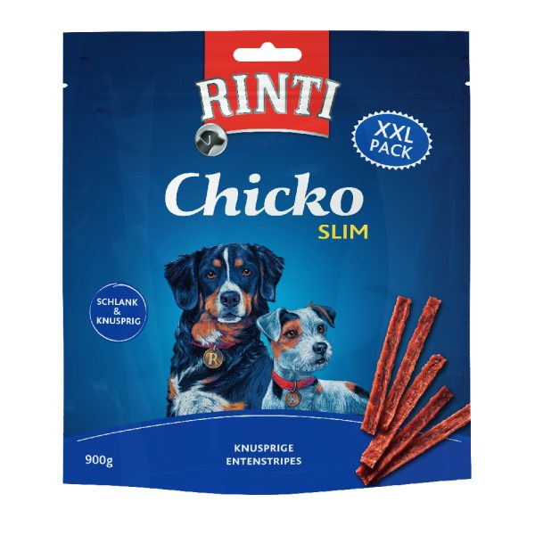 900g Chicko Slim ankka, XXL-pakkaus RINTI koiralle