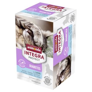 12x100g lajitelma: siipikarja & nauta Animonda Integra Protect Adult Diabetes -kissanruoka