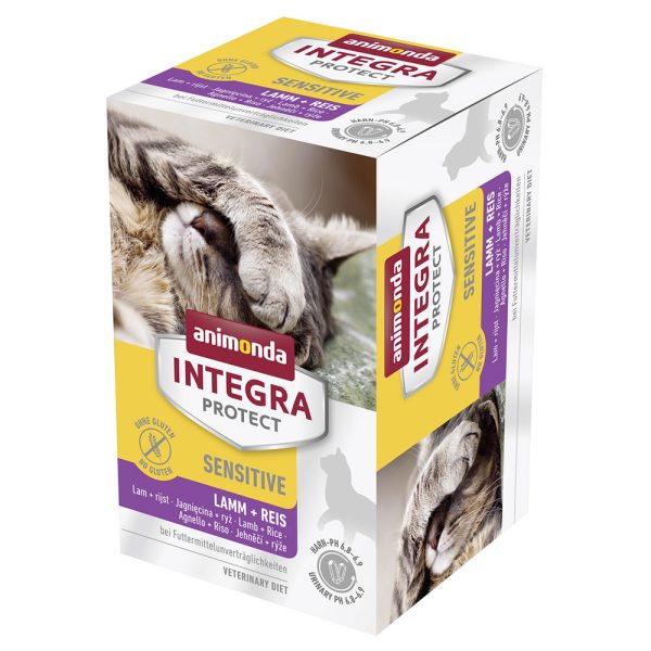 12x100g Adult Sensitive lammas & riisi Animonda Integra Kissanruoka