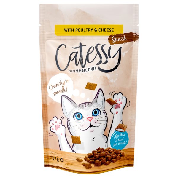 65g Snacks siipikarja, juusto & tauriini Catessy kissalle