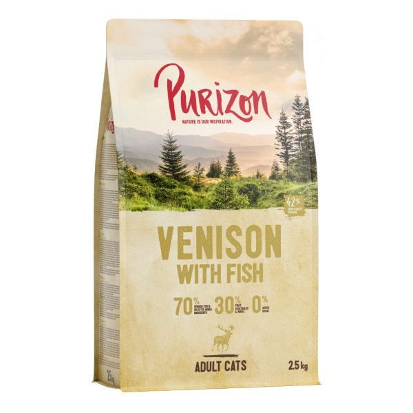 2,5kg Adult Deer & Fish viljaton Purizon Cat Kissanruoka
