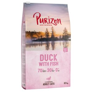6.5 kg Adult Duck & Fish viljaton Purizon kissan kuivaruoka