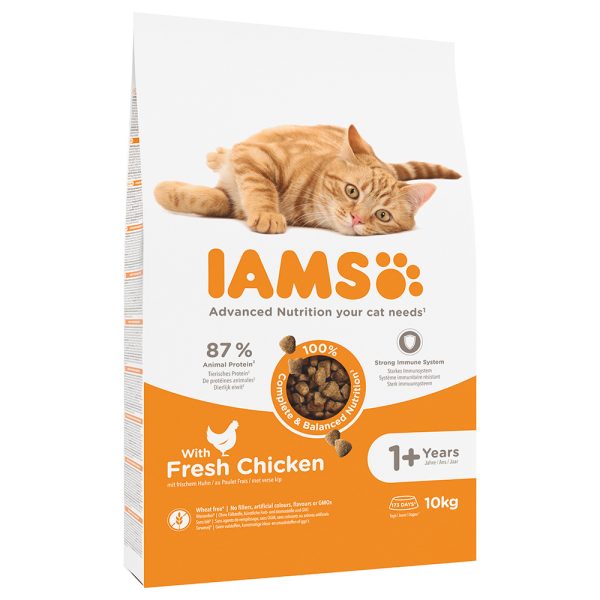 10kg Vitality Adult Chicken IAMS Kissanruoka