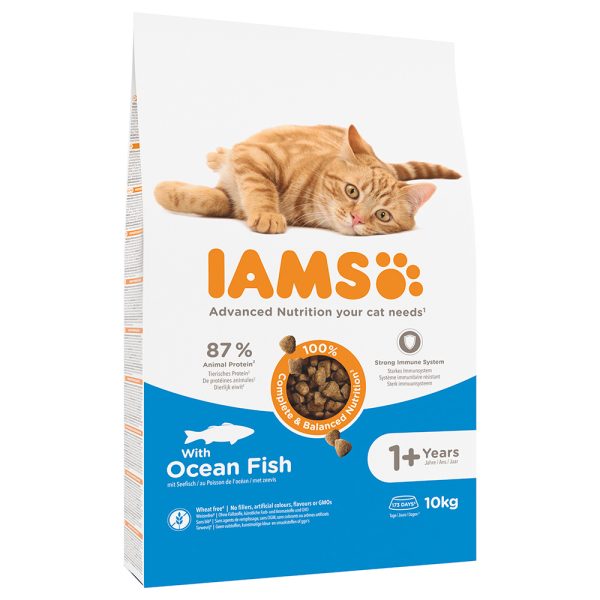 10kg Vitality Adult Ocean Fish IAMS Kissanruoka