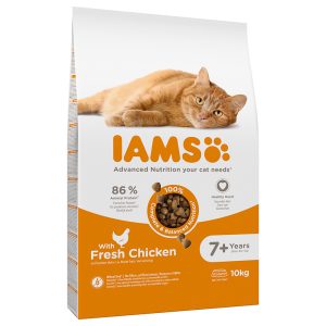 10kg Vitality Senior Chicken IAMS Kissanruoka