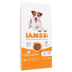 12kg for Vitality Dog Adult Small Medium Chicken IAMS