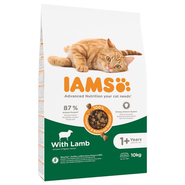 10kg IAMS Advanced Nutrition Adult Cat with Lamb
