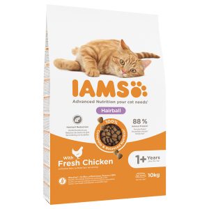 10kg Advanced Nutrition Hairball Chicken IAMS Kissanruoka