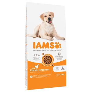 12kg for Vitality Dog Adult Large Chicken IAMS