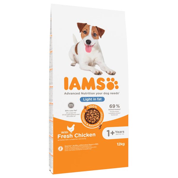 12kg  Vitality Dog Weight Control Chicken IAMS