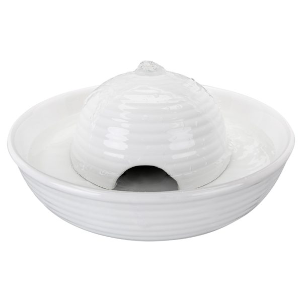 Trixie Vital Flow mini -juomalähde lemmikeille, keraaminen valkoinen 800ml