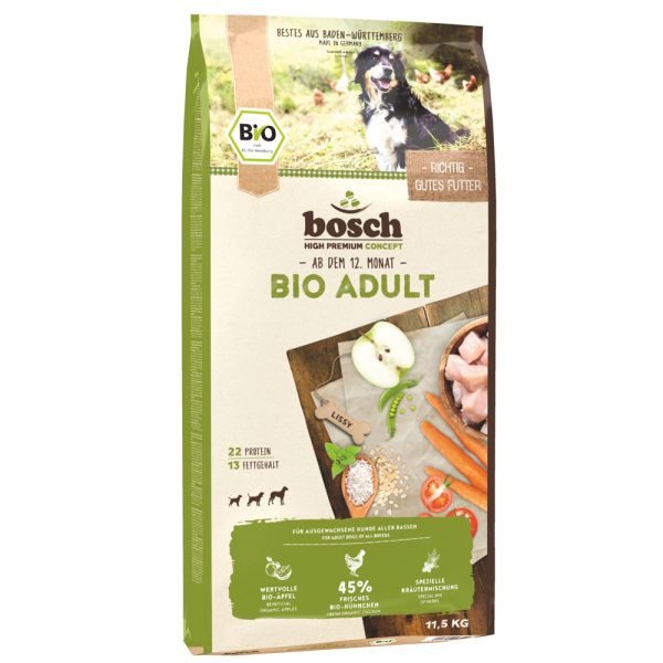 11,5kg Adult Bosch Natural Organic concept Koiranruoka
